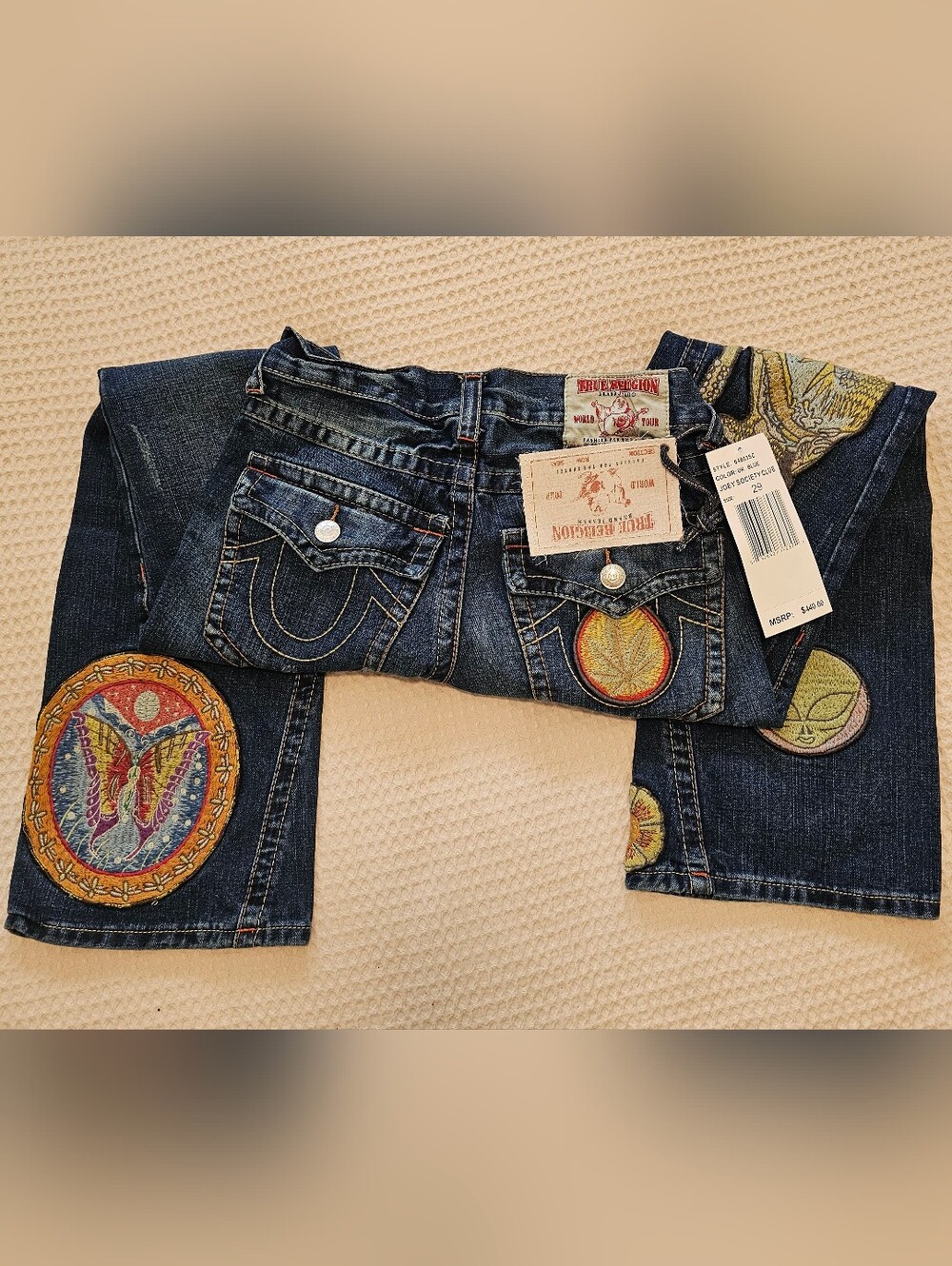 True Religion Jimmy Hendrix Society Club Jeans | Size 29 | NWT | Y2K RARE NWT